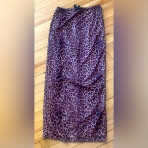 Windsor Leopard Maxi Pencil Skirt Wrap